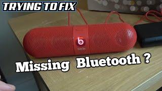 Missing Bluetooth on BEATS PILL 1.0 Speaker - REPAIR VIDEO
