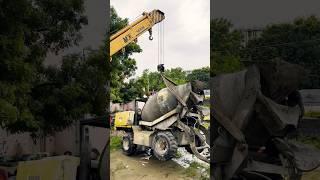 10 tons of ajax lifting with crane #shorts
