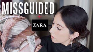 MISSGUIDED & ZARA HAUL