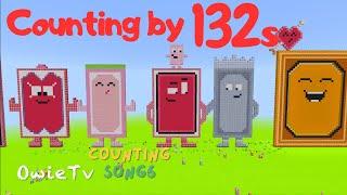 Counting by 132s Song  Minecraft Numberblocks Counting Songs  Math and Number Songs for Kids