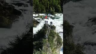 Rhine Falls waterfall in Switzerland