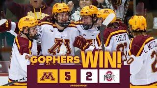 Highlights #1 Minnesota Men’s Hockey Sweeps #8 Ohio State to Close Regular Season