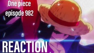 REDIFF LIVE REACTION ONE PIECE EPISODE 982 - Onigashima on fire et animation incroyable