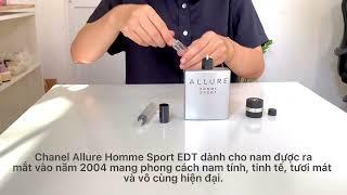 Chiết - Cận Cảnh Chai Nước Hoa Chanel Allure Homme Sport EDT - Nam Tính Sang Trọng - Ropee Perfume