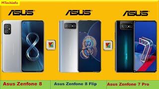 ASUS Zenfone 8 VS Zenfone 8 Flip VS Zenfone 7 Pro Gaming Mobile