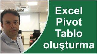 #Excel Excel Pivot Tablo Oluşturmak nasıl yapılır? -  268.video  Ömer BAĞCI