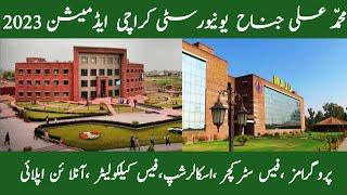 Muhammad Ali Jinnah University MAJU Karachi Admission 2023  How To Apply In MAJU University Karachi