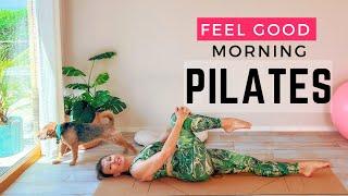 20 Min Feel Good Morning Pilates  Gentle Pilates Stretch & Strengthen Routine