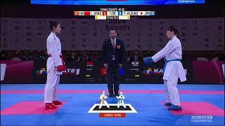 Karate Kumite Final  China vs Japan  Li Gong vs Yuki Kujuro  Casablanca 2024  -61 Kg