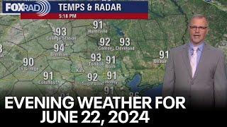 Houston weather Hot humid Saturday evening with temps in low-90s