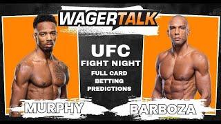 UFC Vegas 92 Barboza vs Murphy Full Card Predictions Fight Card and Best Bets  UFC Picks