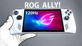 The ROG ALLY Unboxing - Future of Gaming Handhelds? 120Hz Experience