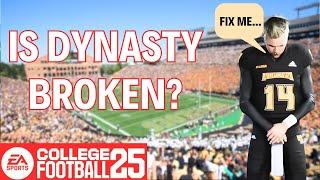 Is College Football 25 Dynasty Mode Broken?