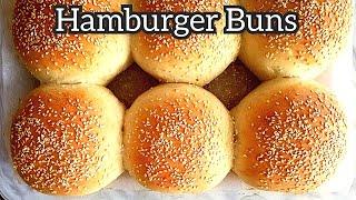 HOW TO MAKE HAMBURGER BUNS