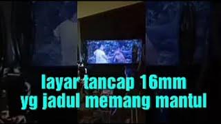 nonton layar tancap proyektor 16mm film jadul tapi mantul