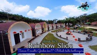 Rainbow Slide - Taman Emastri Garden km17 Batuah-kutai kartanegara  footage drone fpv