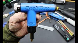 Park Tools Adjustable Torque Driver ATD 1.2 T-handle Shop duty torque hex bit driver 4-6Nm range.