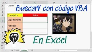  BuscarV con Macros VBA en Excel