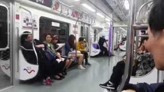 지하철 난동 - 단소 살인마 그리고 단소 빌런의 난 원본                                  A korean joker on subway