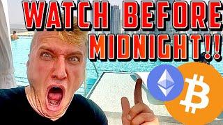 BITCOIN & ETHEREUM WATCH THIS WITHIN 10 HOURS