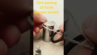 cara mudah pasang sill karet