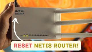 How to Netis Router Reset Factory Settings