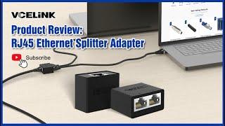 Product Review RJ45 Ethernet Splitter Adapter  VCELINK