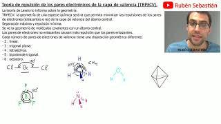 Teoría de repulsión de pares electrónicos de la capa de valencia. TRPECV.