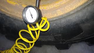 #JCB Как легко накачать колесо. #howtopumpupthewheel