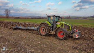 Mokrá orba 2023 - CLAAS Axion 960