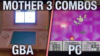 Mother 3 Combos Comparison GBA vs. Emulator