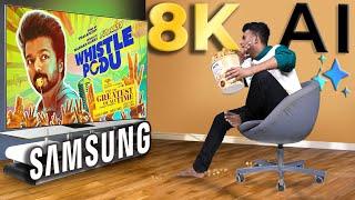  அலப்பறை கிளப்பும் Samsungன் 8K AI TV 