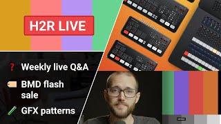 ATEM ISO sale Patterns in H2R Graphics and Q&A  H2R Live
