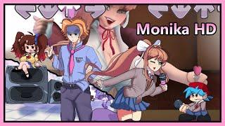 Friday Night Funkin - VS Monika HD Full Week  Mod Showcase