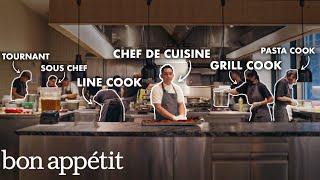 Every Job in a Michelin-Starred Kitchen  Bon Appétit