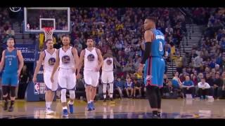 Russel Westbrook Funny Travel  vs Warriors  January 18 2017  2016 - 2017 Season