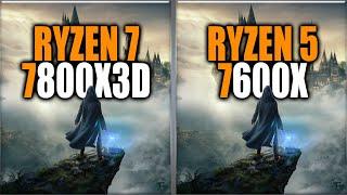 Ryzen 7 7800X3D vs 7600X Benchmarks - Tested in 15 Games and Applications