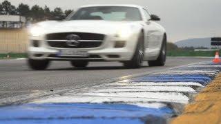 Mercedes SLS GT AMG Hockenheim Track Test - CHRIS HARRIS ON CARS