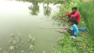 Hook Fishing  Traditional Hook Fishing  Village Daily Life Part-435