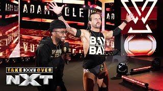 Wrestle & Flows Josiah Williams raps Adam Cole to the ring NXT TakeOver XXV