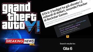 GTA 6 LEAKED ITA - IL BUDGET SPAVENTOSO DI GTA 6 IL GIOCO SUL SITO UFFICIALE?? E LA PAGINA WIKI??