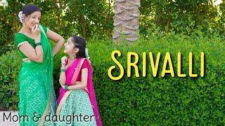 Srivalli  Pushpa  Allu Arjun  Mom Daughter Dance  Nivi and Ishanvi  Laasya