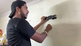 How to install any tv on the wall  How to install sansui led smart tv JSW43ASUHD easy steps 