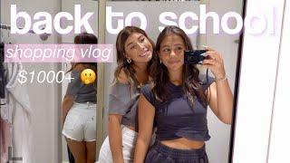 MALL VLOG shop with me for back to school