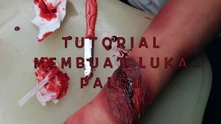 Tutorial Membuat Luka Palsu Dengan Tisu dan Lem