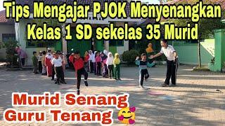 Pembelajaran PJOK Kelas 1 SD Gerak Lokomotor Lompat dan Loncat sangat menyenangkan murid jadi senang