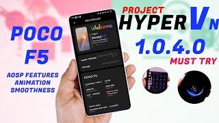 Poco F5 Stable HyperVn OS Update Review New looks Animation Smoothness Features Performance