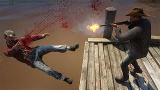 Red Dead Redemption 2 4K 60FPS - Funny & Brutal Moments Vol. 160 Euphoria Ragdolls
