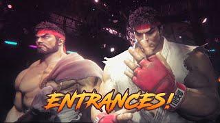 SF6 - All ENTRANCE Scenes with Modern & Classic Costumes