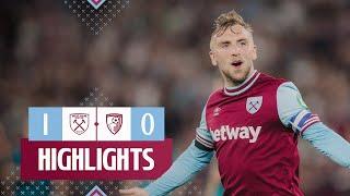 West Ham 1-0 Bournemouth  Bowen Bags Late Winner  EFL Cup Highlights